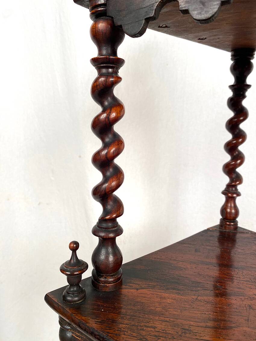 Rosewood corner shelf, Napoleon III period