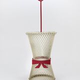 Bow tie umbrella stand in the style of Mathieu Matégot, mid-century, metal, France, 1950s.