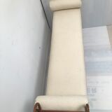 Copper wrought iron bench with cushions