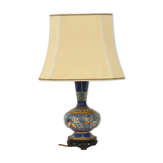 Lampe en émail cloisonné