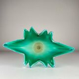 Vintage Murano Vase Grand Blue-Green, Italy, 1970s