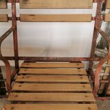 Theatre bench, folding seats