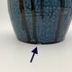 Old enamelled sandstone vase, by Joseph Talbot, Sandstone of La Borneé - 1930s