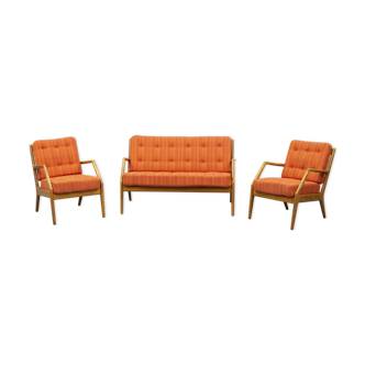 Danish Lounge Set sofa & two easy chairs by Mølgaard-Nielsen for France & Daverkosen