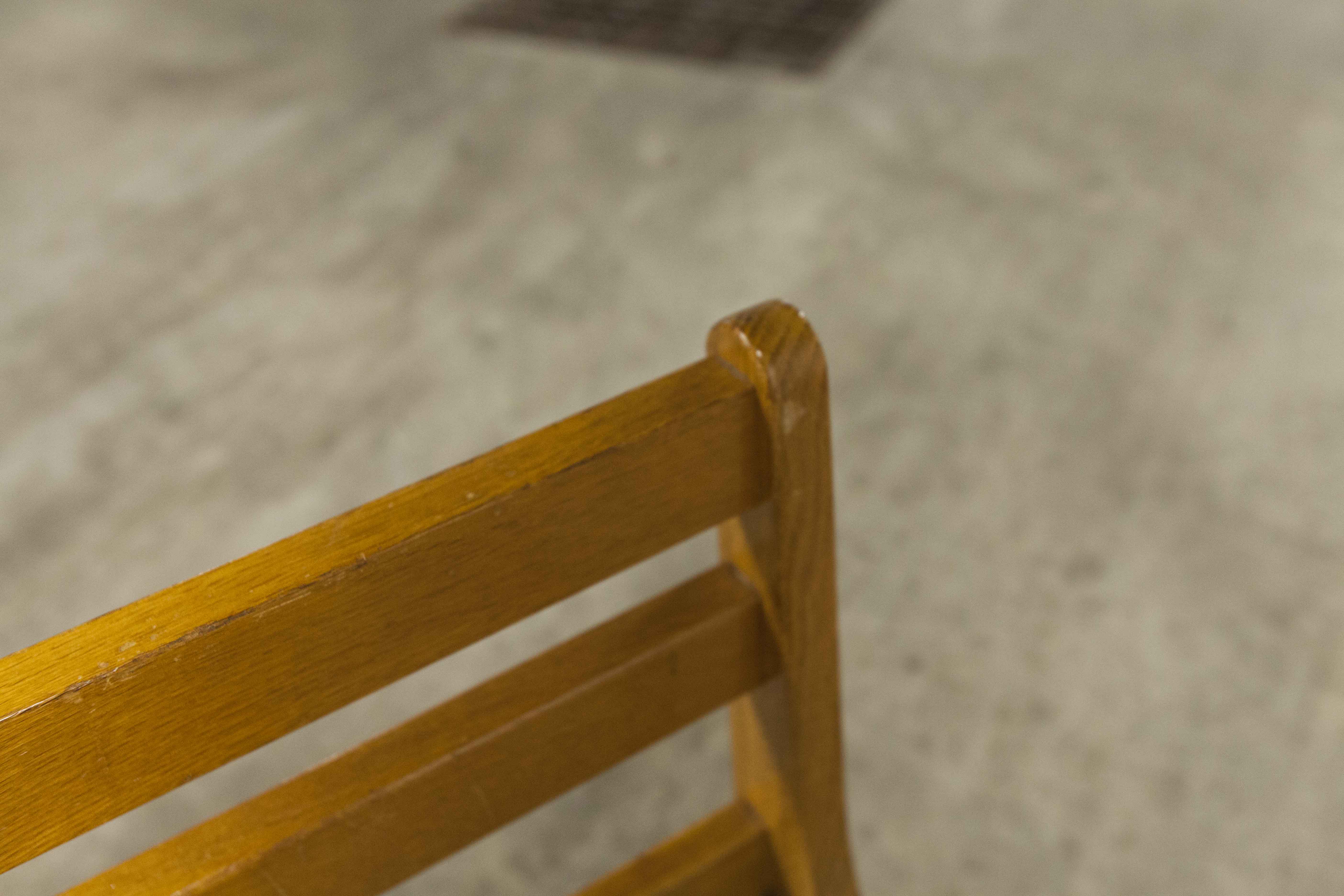 Pair of 1960 Scandinavian twin beds in solid beech