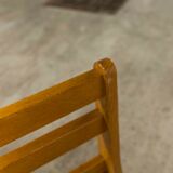 Pair of 1960 Scandinavian twin beds in solid beech