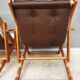 Pair of Kon-Tiki armchairs by Gillis Lundgren 1980's