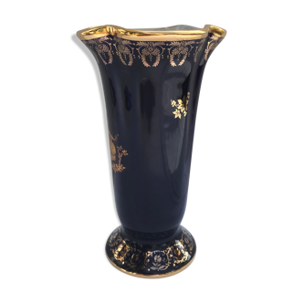 Vase ancien porcelaine bleue