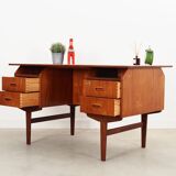 Teak desk, Danish design, 1970s, production: Denmark