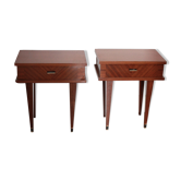 Paire de chevets vintage 1970