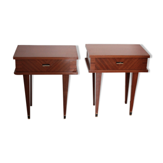 Paire de chevets vintage 1970