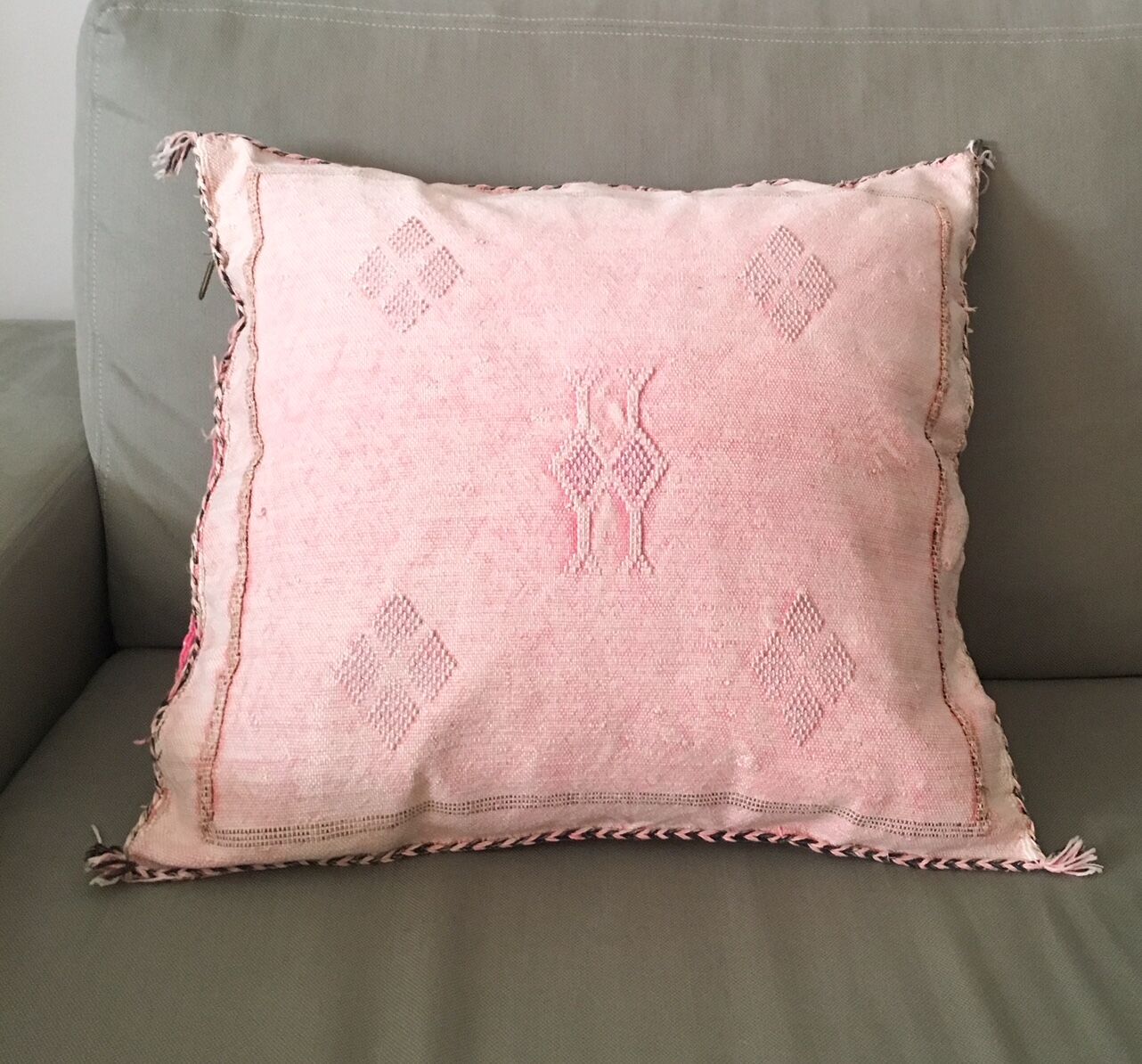 Vegetable silk cushion cover