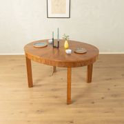 Table à manger extensible élégante par Ruscheweyh, années 1930, noyer