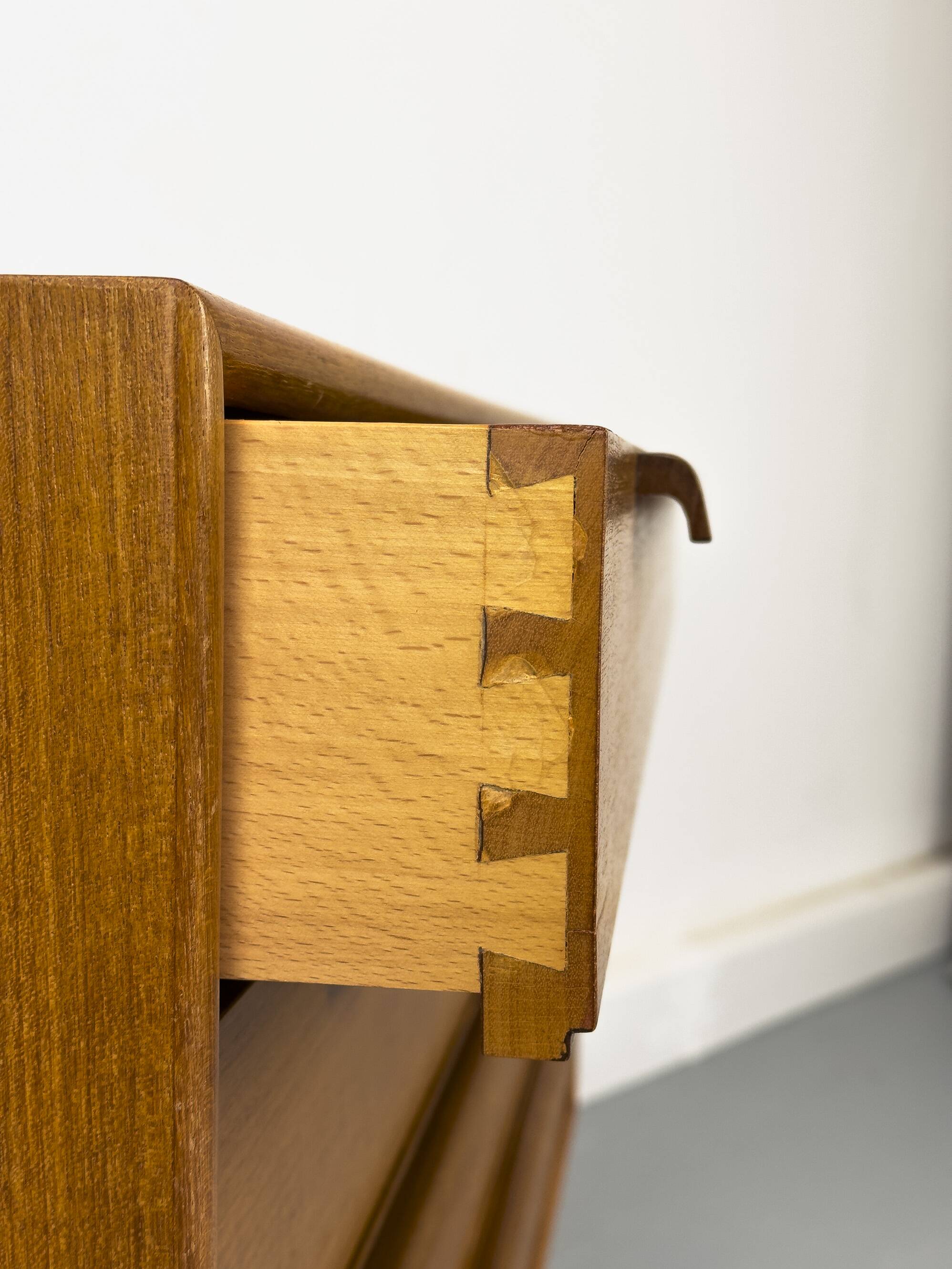 Teak chest of drawers from WK Möbel, 1960s
