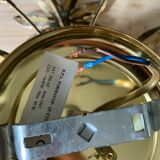 Wall lamp flowers gilded