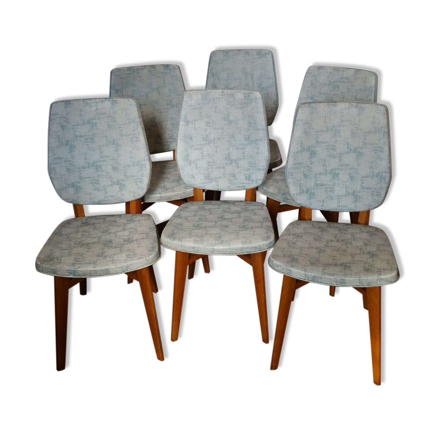 Lot of 6 vintage chairs