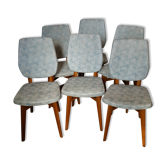 Lot of 6 vintage chairs