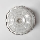 Rare Vintage Glass Pedestal Bowl: Rudolf Schröter Inwald Lord Design / 1935