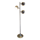 Eyeball floor lamp with tulip base