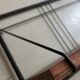 wooden and metal wall shelf, 1970s design