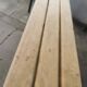 Paire de bancs d'école vintage métal et bois