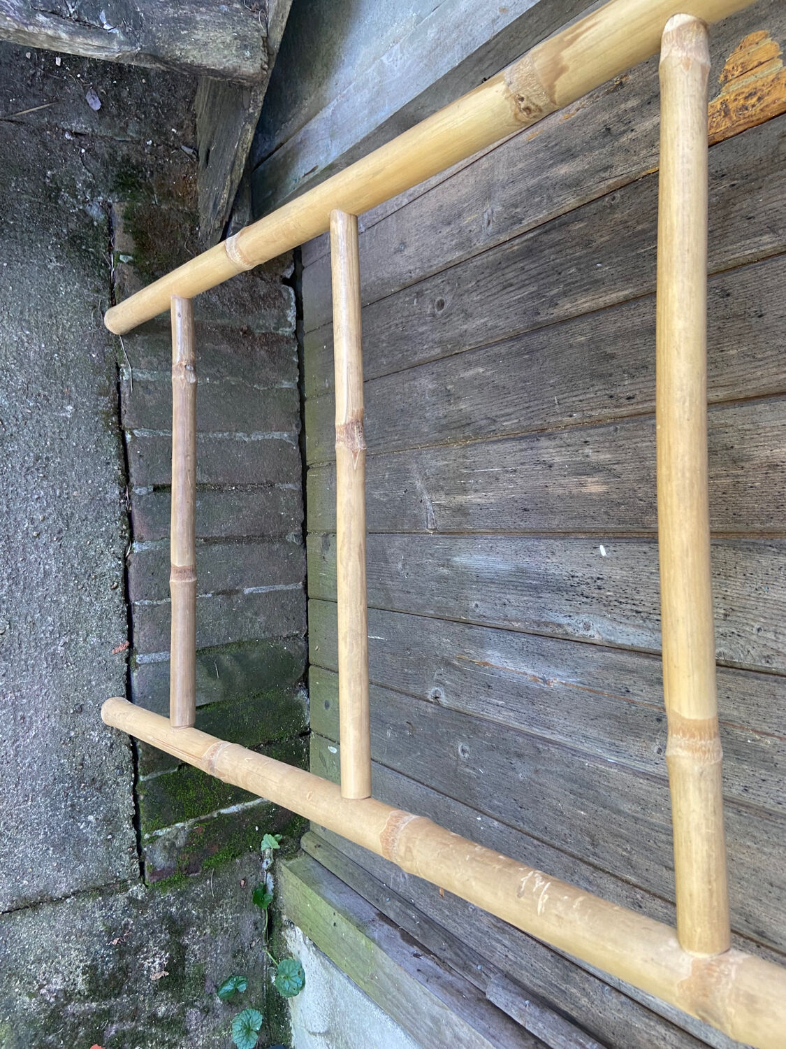 Large bamboo ladder