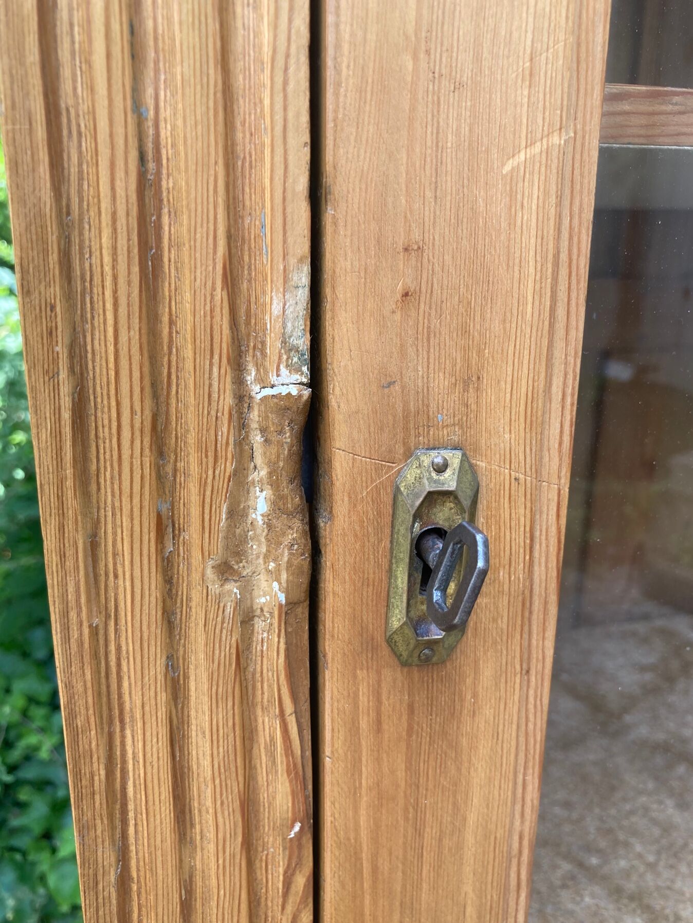 Vintage glazed Parisian wardrobe