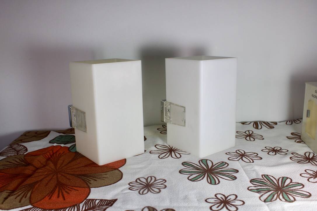 Allibert Vintage Bathroom Wall Lights 1970/1980