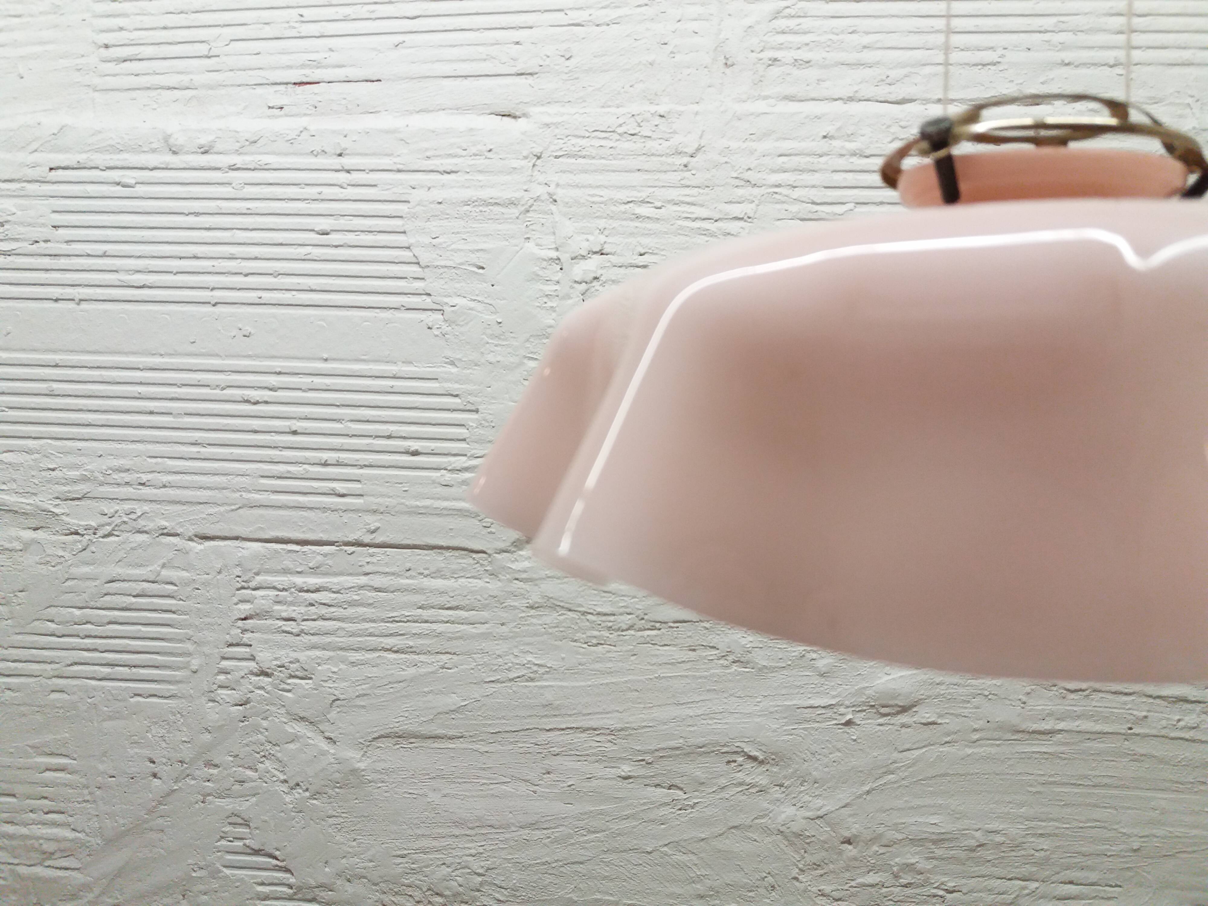 Suspension opaline rose poudré