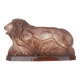 Lion stylized art deco earthenware of Saint Clement