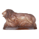 Lion stylized art deco earthenware of Saint Clement