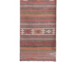 Vintage Turkish rug from Oushak, handwoven 75x353 cm