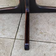 Vintage style BAUMANN table with Scandinavian central leg.