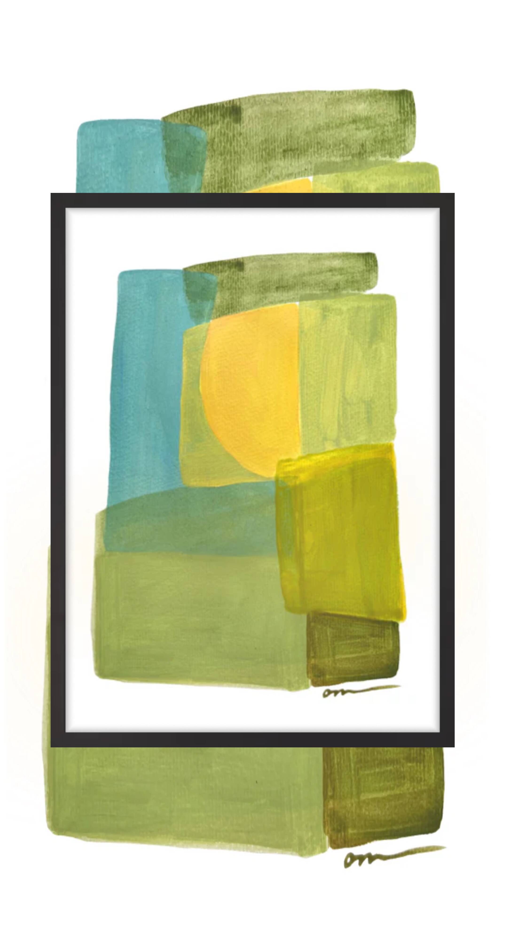 Original acrylic painting on paper