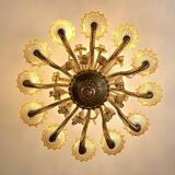 Large Murano glass chandelier – 12 lights – early 20th century