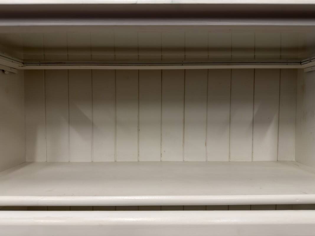 Classic English White Globe Wernicke Bookcase