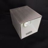 Brushed stainless steel wall lamp