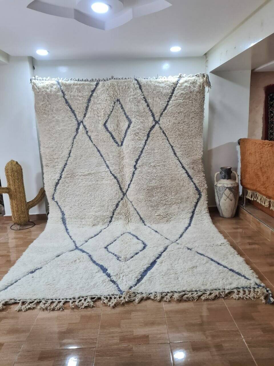 Handmade Beni Ouarain rug 300x200 cm
