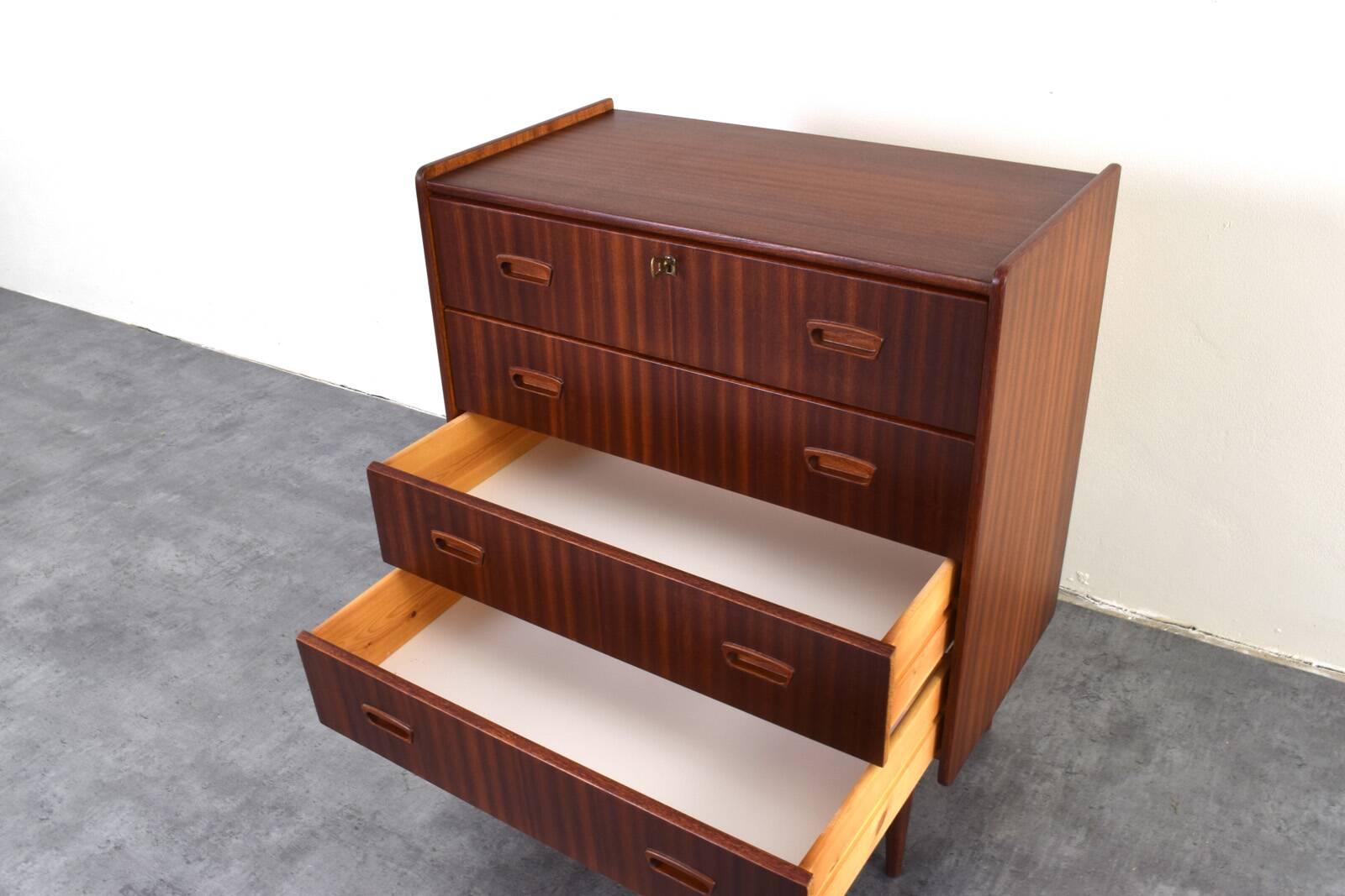 Mid-Century Danish Teak Chest of Drawers, 1960s