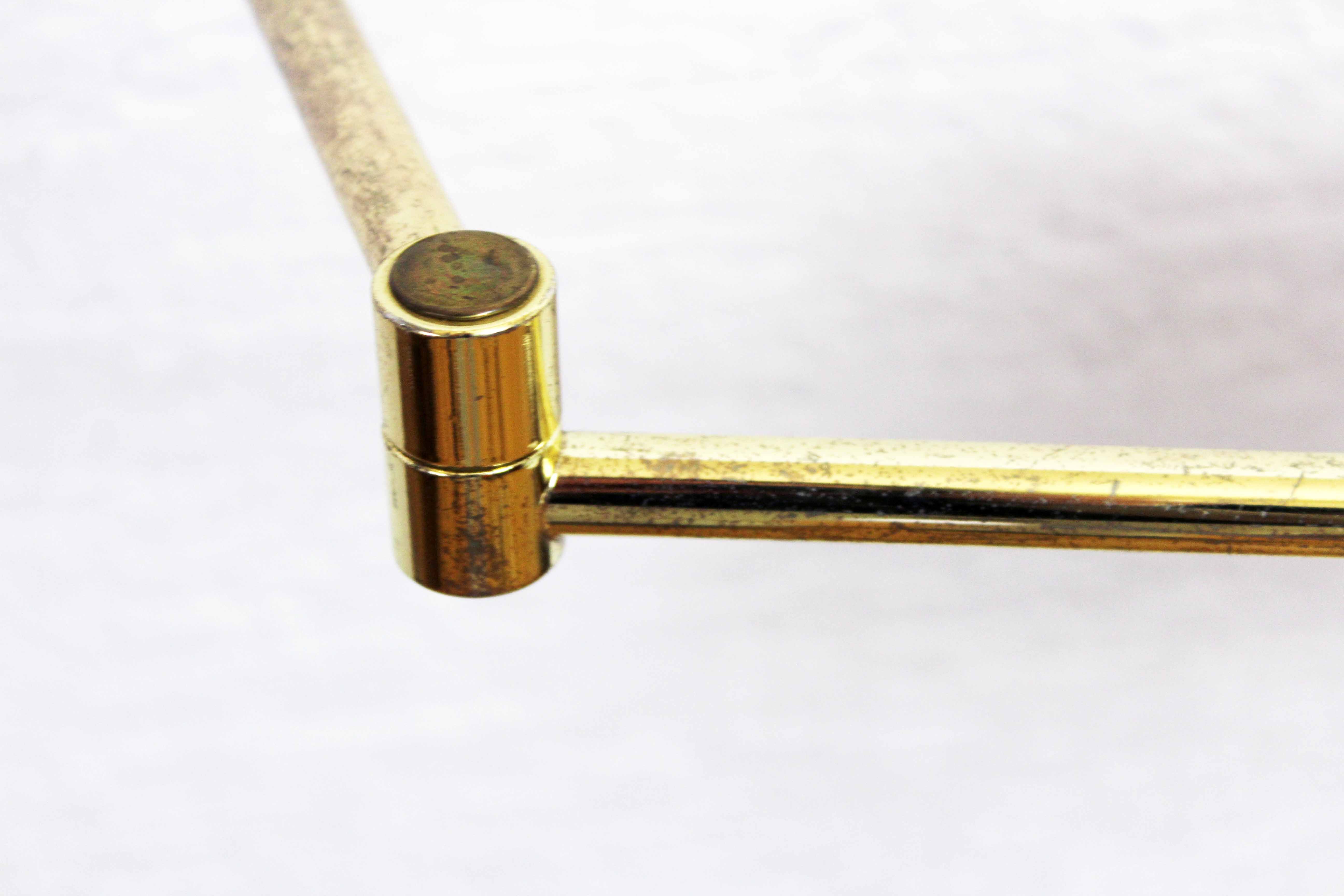 Fischer Leuchten brass wall lamp
