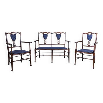 Vintage Parlor Set, 1920s, Set of 3
