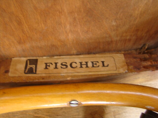 Lot of six old bistro chairs