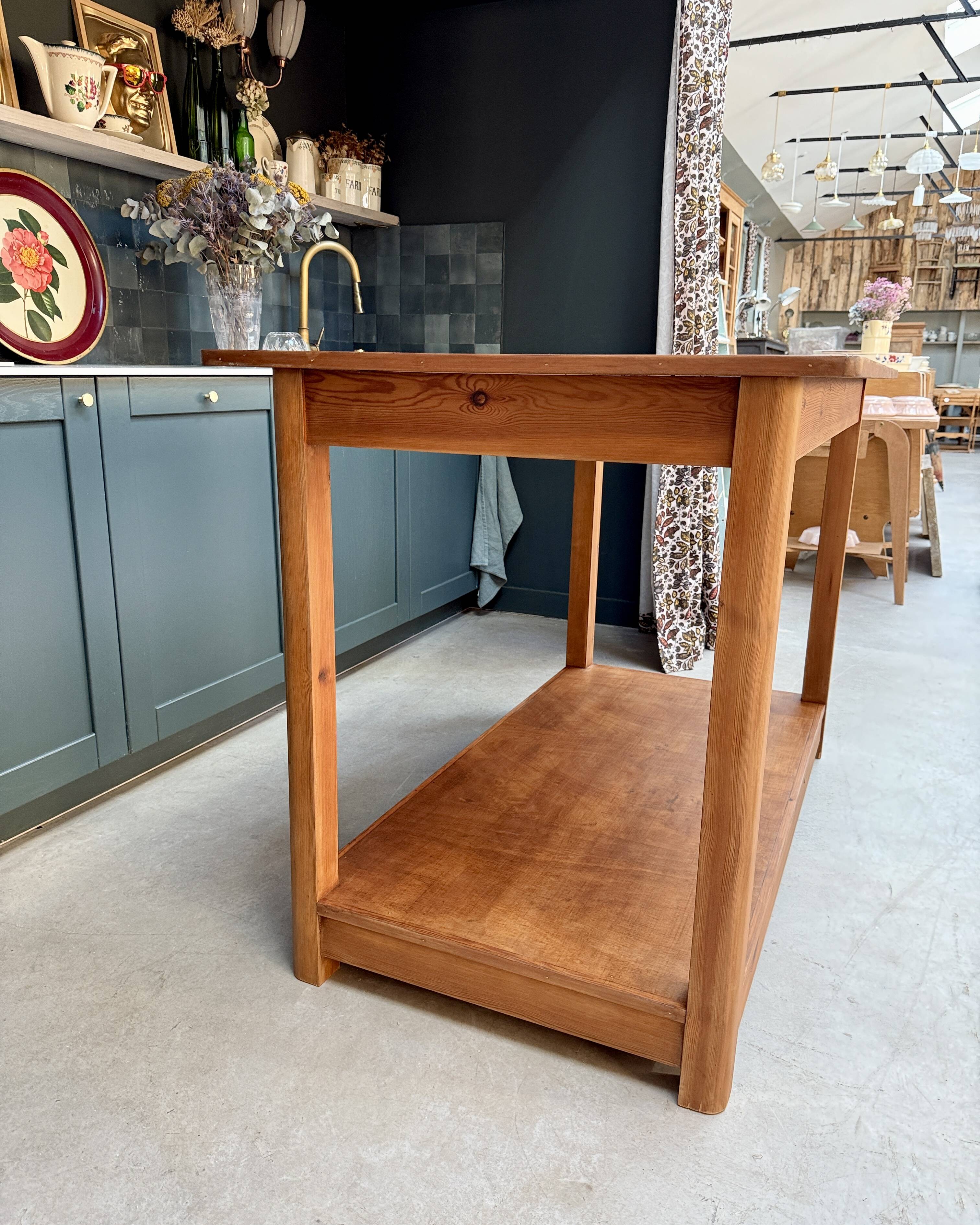 Antique table / island / counter