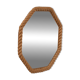 Miroir français des années 50 Audoux-Minet en corde