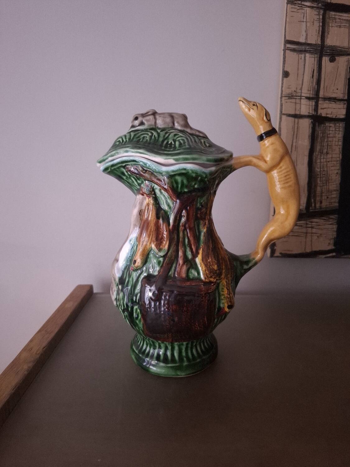 Caldas earthenware pitcher