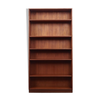 Teak bookcase, Danish design, 1970s, production: Denmark