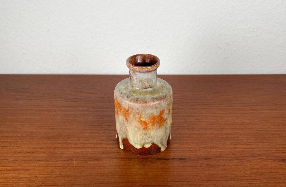 West German pottery vase mid-century WGP Fat Lava by Ruscha, 1960s