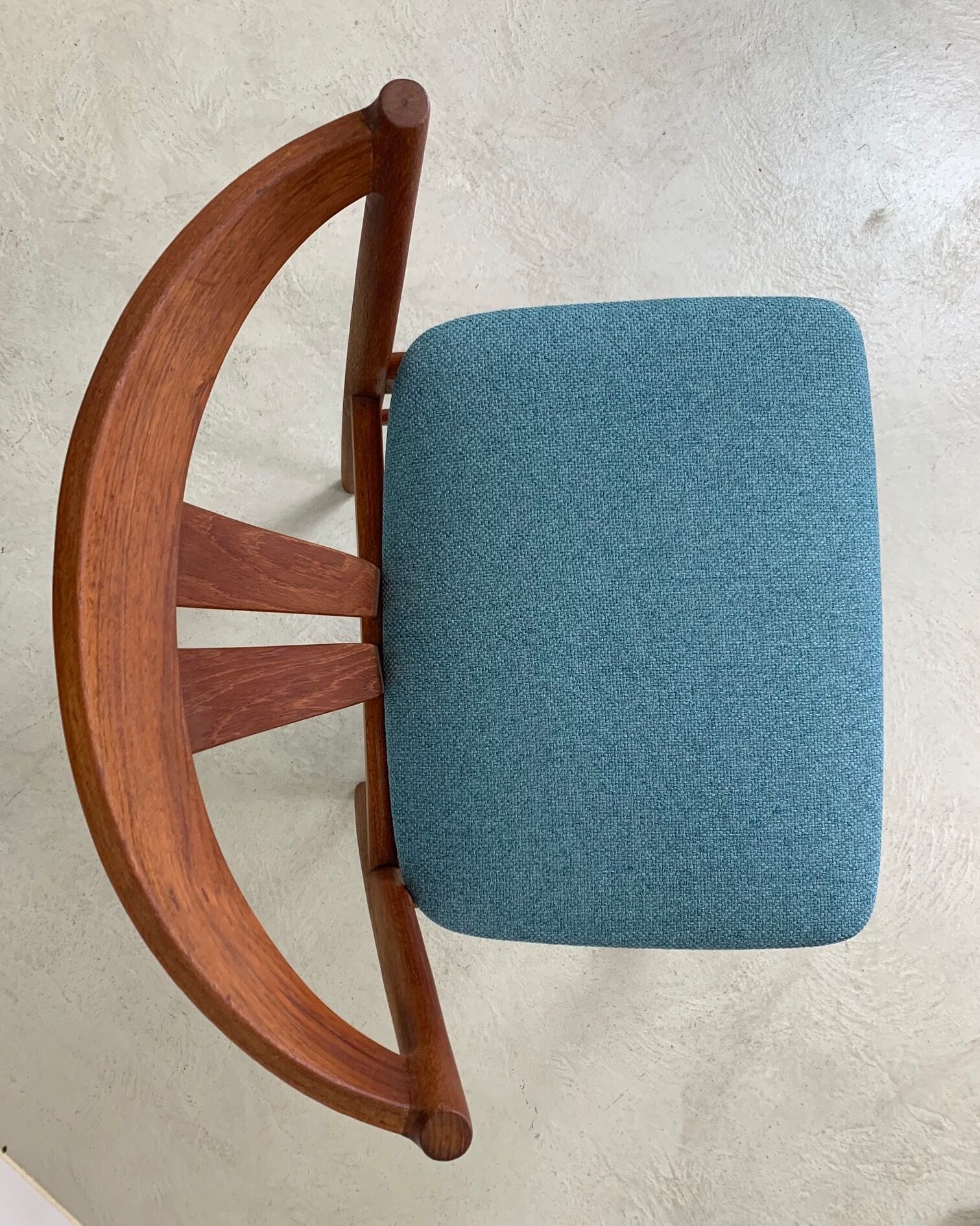 Danish midcentury teak dining chair by Bramin