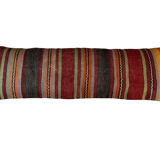 Vintage turkish kilim cushion cover , 120 x 40 cm