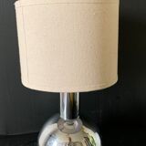 Vintage chrome lamp foot